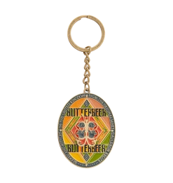 Warner Bros Butterbeer Logo Keyring