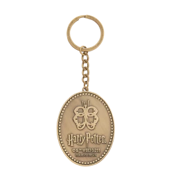 Warner Bros Butterbeer Logo Keyring