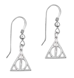 Warner Bros Deathly Hallows Sterling Silver Earrings Jewellery