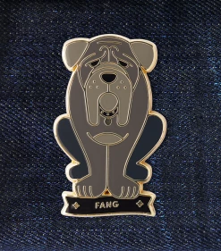 Warner Bros Best Sellers Fang Enamel Pin