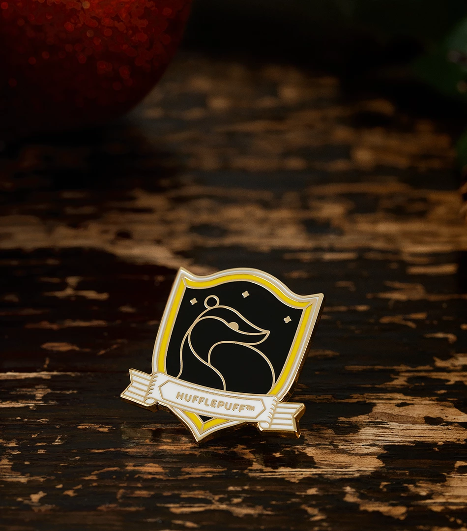 Warner Bros Hufflepuff House Crest Enamel Pin