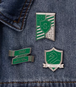 Warner Bros Slytherin House Crest Enamel Pin