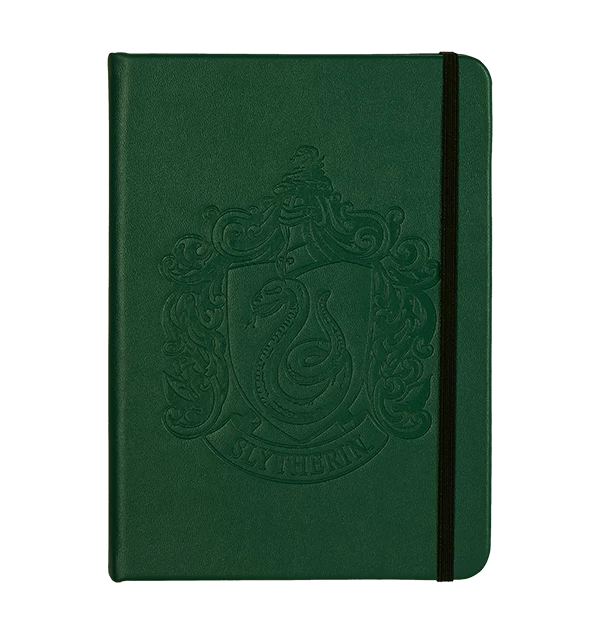 Warner Bros Best Sellers Personalised Slytherin Embossed Notebook