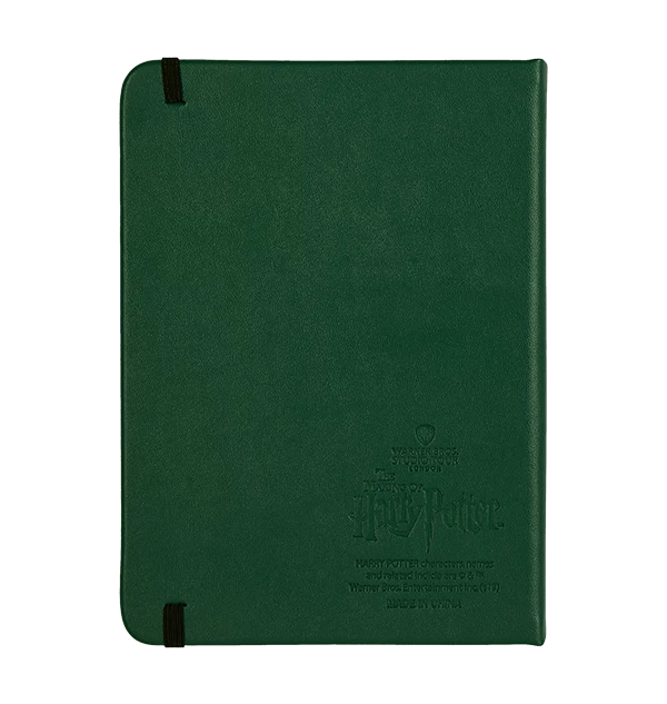 Warner Bros Best Sellers Personalised Slytherin Embossed Notebook