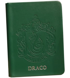 Warner Bros Best Sellers Personalised Slytherin Embossed Notebook