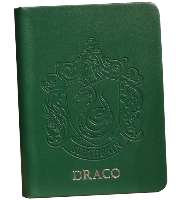 Warner Bros Best Sellers Personalised Slytherin Embossed Notebook
