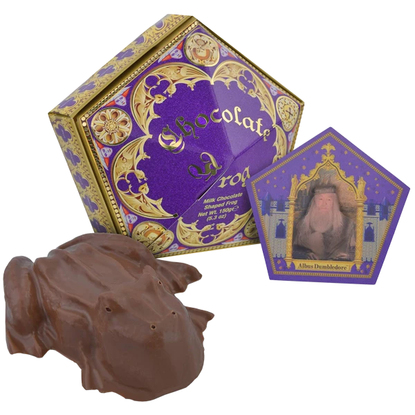 Warner Bros Best Sellers Chocolate Frog - With Authentic Film Packaging