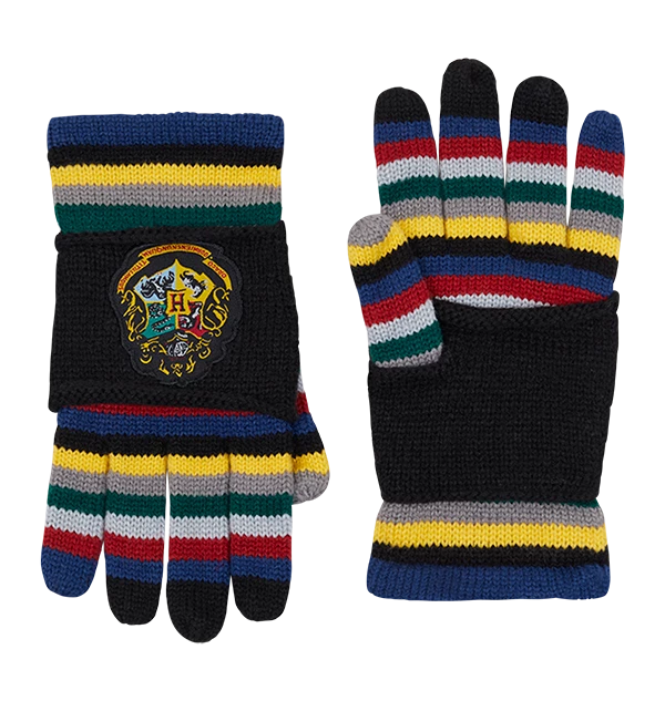 Warner Bros Hogwarts Crest Gloves