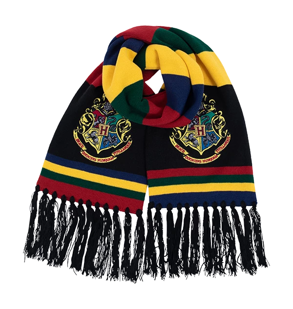 Warner Bros Embroidered Hogwarts Scarf