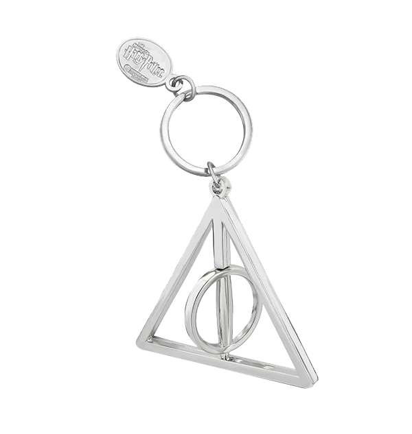 Warner Bros Deathly Hallows Spinning Keyring