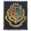 Warner Bros Hogwarts Crest Woven Throw