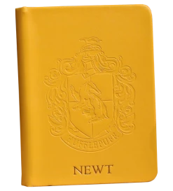 Warner Bros Personalised Hufflepuff Embossed Notebook