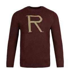Warner Bros 'R' For Ron Weasley Knitted Jumper Best Sellers