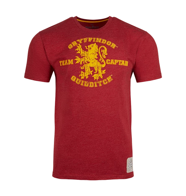 Warner Bros Gryffindor Quidditch Team Captain T-Shirt