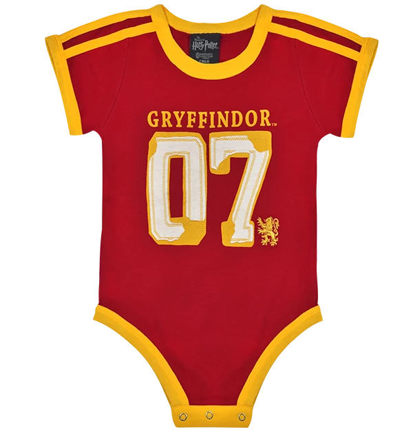 Warner Bros Best Sellers Gryffindor Jersey Baby Body Suit