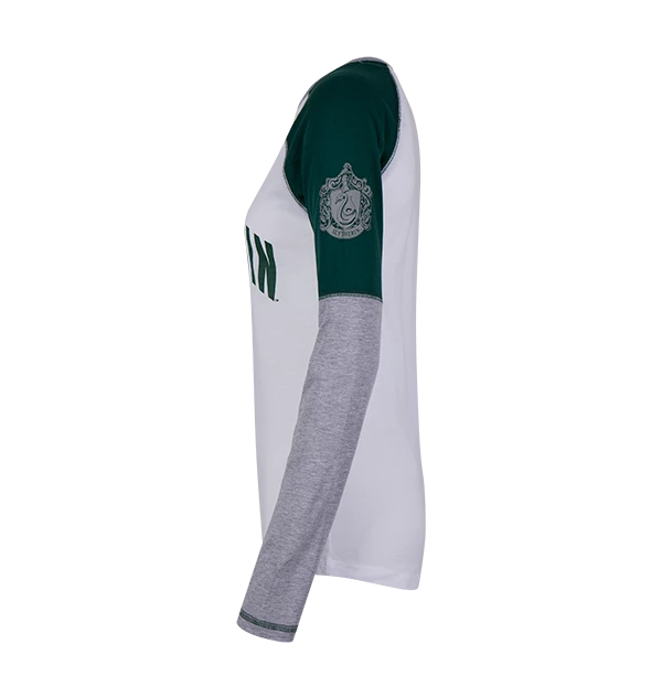 Warner Bros Slytherin Ladies Raglan Shirt