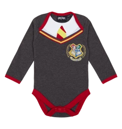 Warner Bros Best Sellers Hogwarts Long-Sleeved Baby Body Suit
