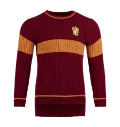 Warner Bros Gryffindor Quidditch Knitted Adult Jumper Best Sellers