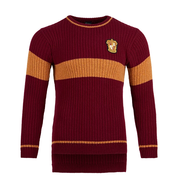 Warner Bros Gryffindor Quidditch Knitted Adult Jumper Best Sellers