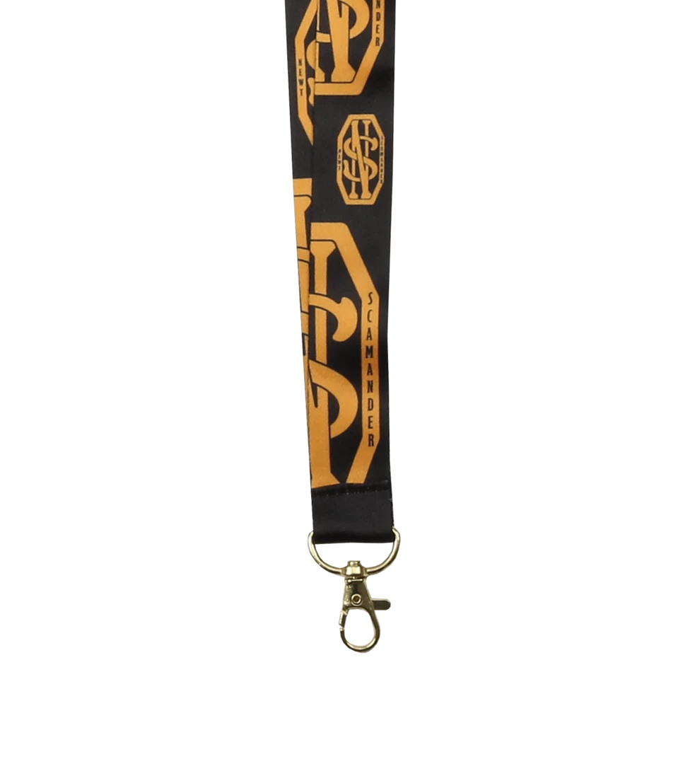 Warner Bros Best Sellers Black Newt's Initials Lanyard