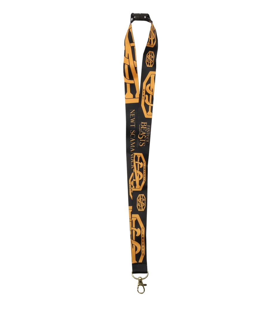 Warner Bros Best Sellers Black Newt's Initials Lanyard