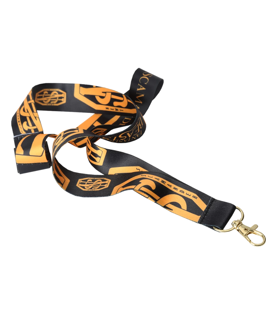 Warner Bros Best Sellers Black Newt's Initials Lanyard