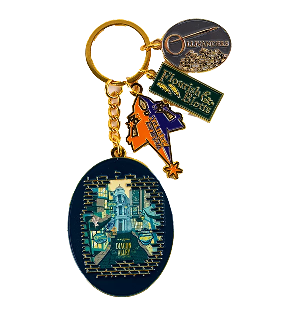 Warner Bros Diagon Alley Charms Keyring Best Sellers