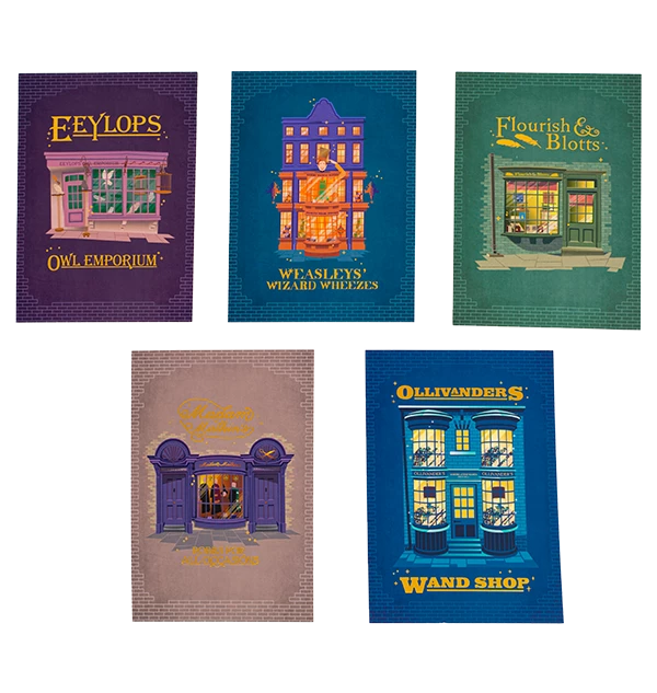 Warner Bros Diagon Alley Post Cards Best Sellers