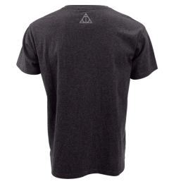 Warner Bros Best Sellers Deathly Hallows Smoky Charcoal T-Shirt