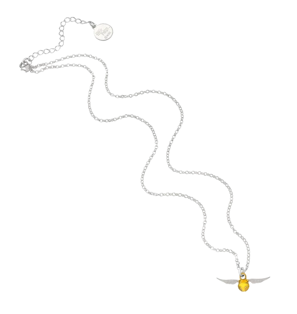 Warner Bros Golden Snitch Sterling Silver Necklace