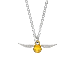 Warner Bros Golden Snitch Sterling Silver Necklace