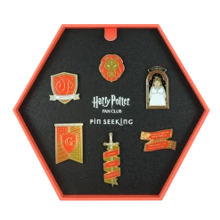 Warner Bros First Edition Gryffindor Enamel Pin Set
