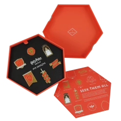 Warner Bros First Edition Gryffindor Enamel Pin Set