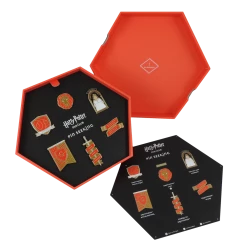Warner Bros First Edition Gryffindor Enamel Pin Set