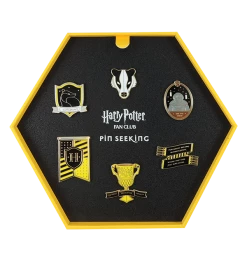 Warner Bros Second Edition Hufflepuff Enamel Pins Set Best Sellers
