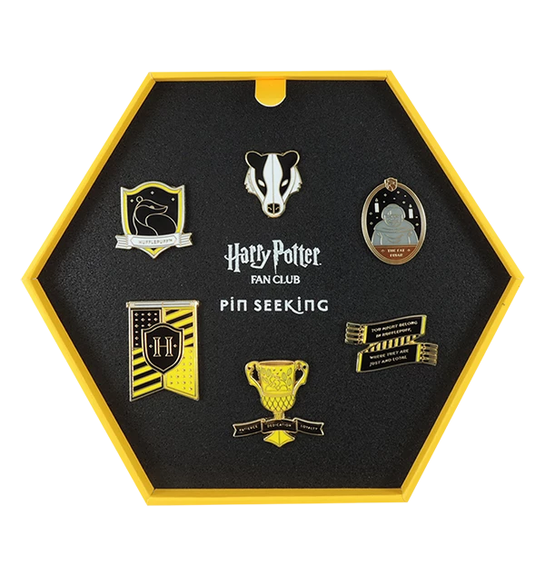 Warner Bros Second Edition Hufflepuff Enamel Pins Set Best Sellers