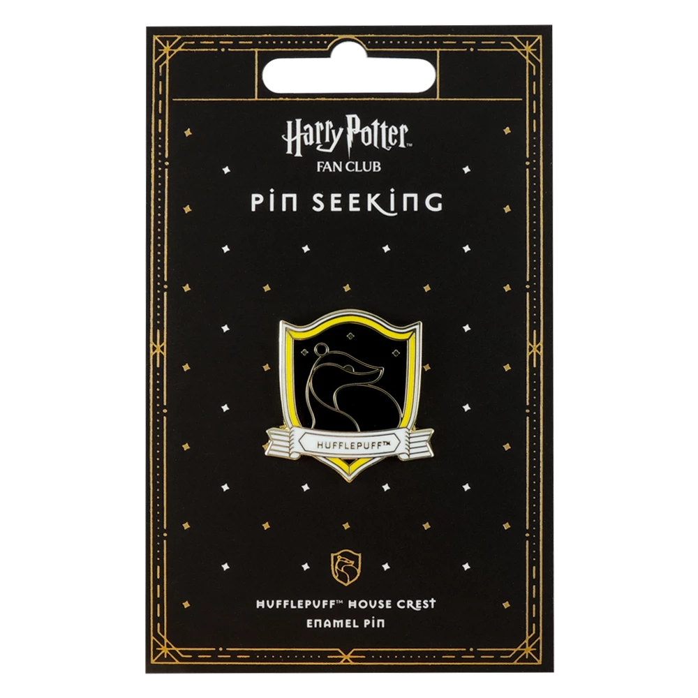 Warner Bros Hufflepuff House Crest Enamel Pin