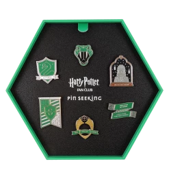 Warner Bros Best Sellers Second Edition Slytherin Enamel Pins Set