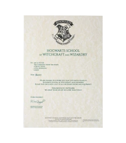 Warner Bros Exclusives Harry Potter's Hogwarts Acceptance Letter
