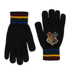 Warner Bros Best Sellers Hogwarts School Crest Knitted Gloves