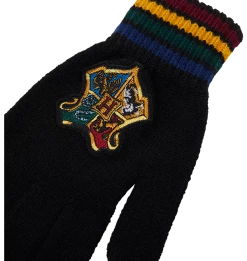 Warner Bros Best Sellers Hogwarts School Crest Knitted Gloves