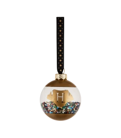 Warner Bros Glass Hogwarts Bead Bauble