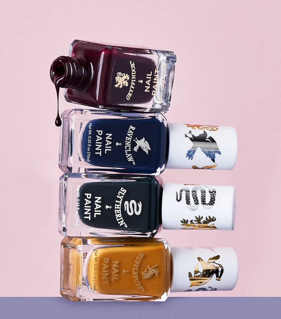 Warner Bros Hogwarts House Nail Varnish Bundle