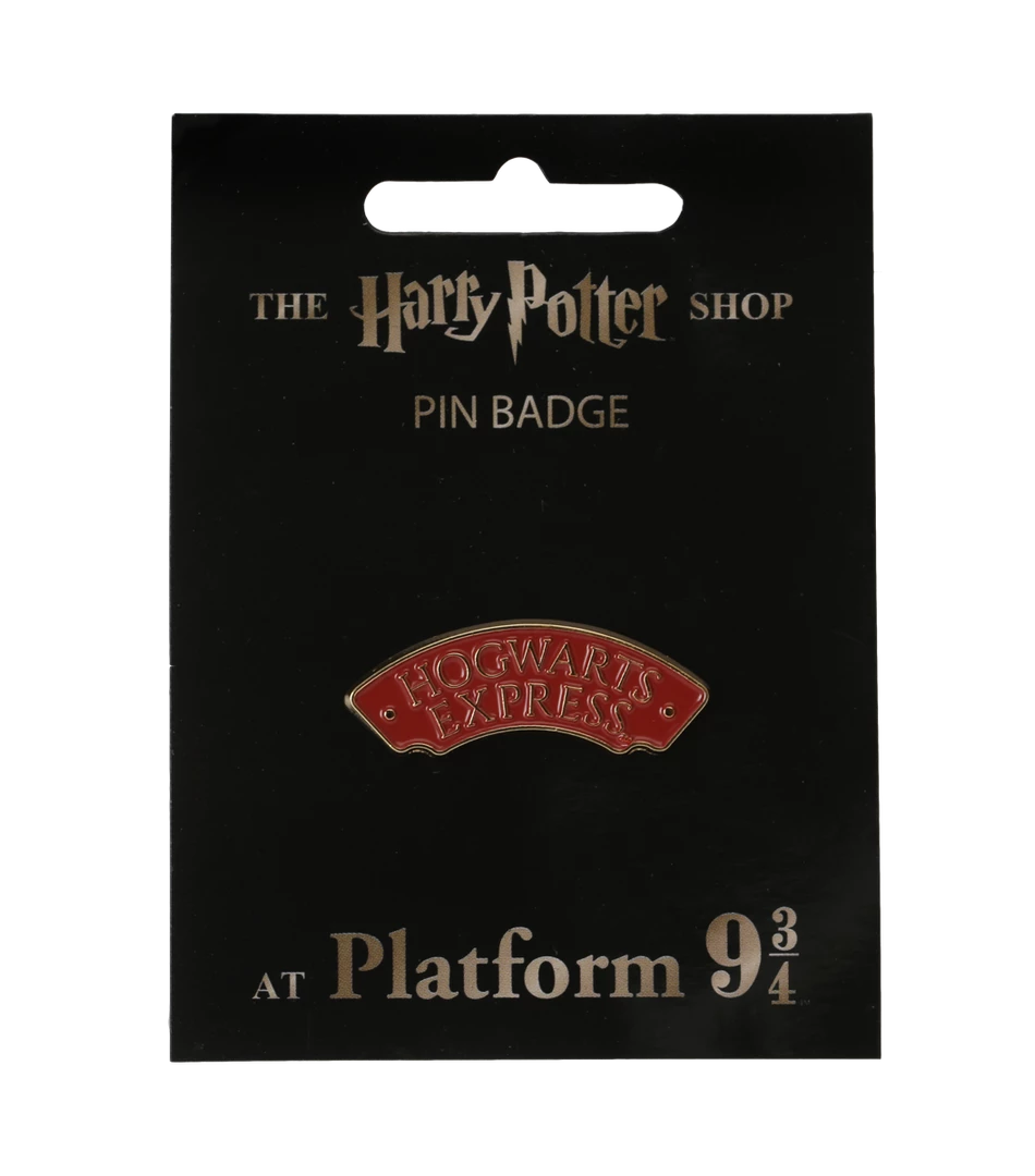 Warner Bros Best Sellers Hogwarts Express Sign Pin Badge