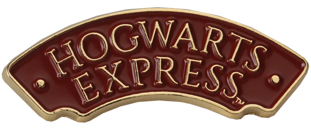 Warner Bros Best Sellers Hogwarts Express Sign Pin Badge