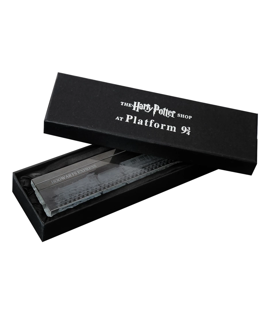 Warner Bros Best Sellers Hogwarts Express Glass Paperweight