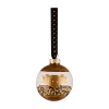 Warner Bros Glass Hufflepuff Bead Bauble