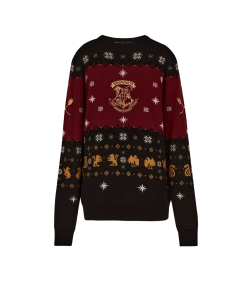 Warner Bros Hogwarts Knitted Christmas Jumper