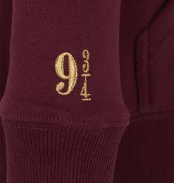Warner Bros Best Sellers Platform 9 3/4 Kids Zip Hoodie - Burgundy