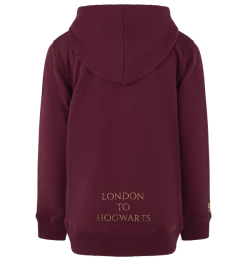 Warner Bros Best Sellers Platform 9 3/4 Kids Zip Hoodie - Burgundy